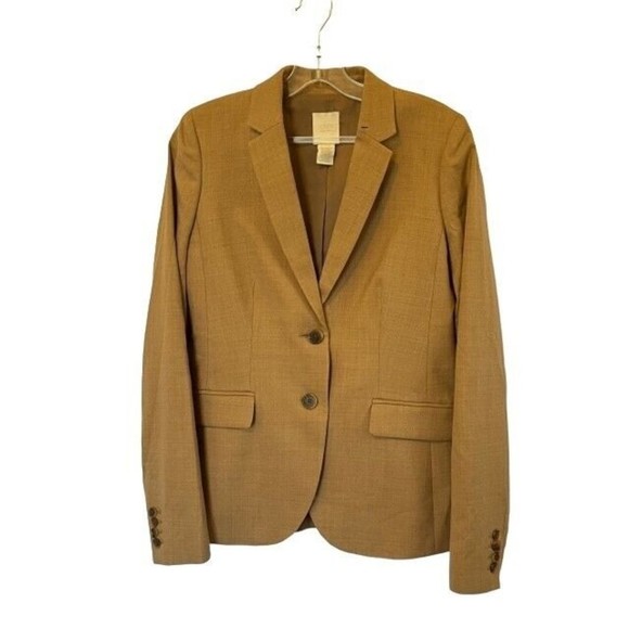J. Crew Jackets & Blazers - J. Crew Camel Super 120s Blazer NWOT Size 4 Tall